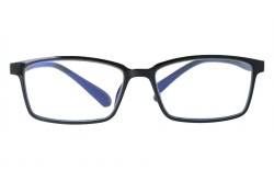 A-VISION FRAME WITH POWER FOR UNISEX RECTANGLE BLACK - 702