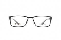 نظارة طبية BOSS للرجال مستطيل لون أسود - 0428   INX