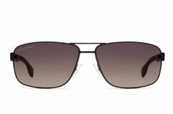 نظارة شمسية BOSS للرجال مستطيل لون نمري 