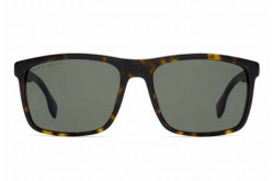 نظارة شمسية BOSS للرجال مستطيل لون نمري 