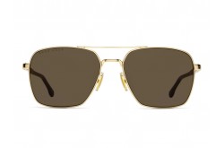 نظارة شمسية BOSS للرجال مستطيل لون نمري  