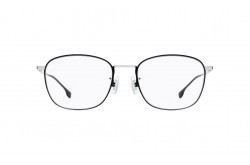 نظارة طبية BOSS للرجال والنساء دائري لون أسود وأبيض 