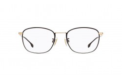 نظارة طبية BOSS للرجال والنساء دائري لون أسود وذهبي 