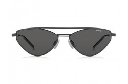 نظارة شمسية BOSS للنساء أفياتور لون أسود 