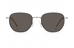 نظارة شمسية BOSS للرجال دائري لون أسود  