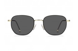 نظارة شمسية BOSS للرجال دائري لون رمادي غامق و برونزي 