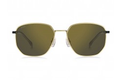 نظارة شمسية BOSS للرجال مستطيل لون رمادي غامق و أسود  