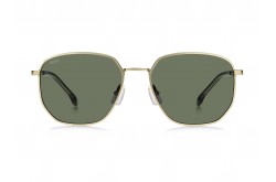 نظارة شمسية BOSS للرجال مستطيل لون ذهبي مطفي و أسود 