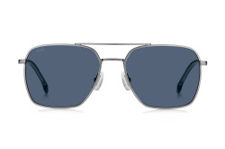 نظارة شمسية BOSS للرجال مربع لون رمادي غامق  