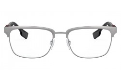 نظارة طبية BURBERRY للرجال والنساء مستطيل لون فضي و أسود  - BE1348 1008