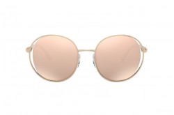 BVLGARI SUNGLASS FOR WOMEN ROUND GOLD AND PINK - BV6135 20144Z