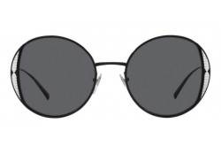 نظارة شمسية BVLGARI للنساء دائري لون أسود و فضي  - BV6169 2066-87