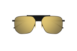 نظارة شمسية BOTTEGA VENETA للرجال آفياتور لون أسود  - BV1036S 002