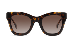 نظارة شمسية CAROLINA HERRERA للنساء فراشة لون نمري - CH0015S 086HA