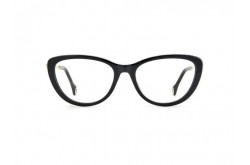 نظارة طبية CAROLINA HERRERA للنساء كات آي لون أسود و ذهبي  - CH0021 807