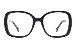 نظارة طبية CAROLINA HERRERA للنساء مربع لون أسود و ذهبي  - CH0022 807