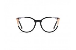 نظارة طبية CAROLINA HERRERA للنساء فراشة لون أسود و بيج  - CH0056 KDX