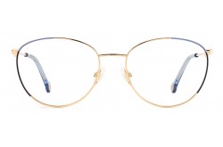 نظارة طبية CAROLINA HERRERA للنساء دائري لون ذهبي و نود - CH0058 LKS