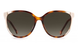 نظارة شمسية CAROLINA HERRERA للنساء مربع لون أسود و نود - CH0063S C1HHA