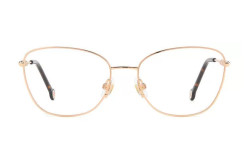نظارة طبية CAROLINA HERRERA للنساء كات آي لون ذهبي  