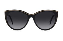 نظارة شمسية CAROLINA HERRERA للنساء كات آي لون أسود  