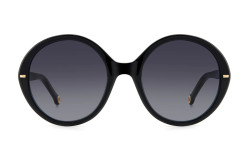 نظارة شمسية CAROLINA HERRERA للنساء دائري لون أسود  