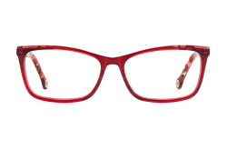 نظارة طبية CAROLINA HERRERA للنساء مستطيل لون أحمر  