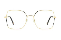 نظارة طبية CAROLINA HERRERA للنساء مربع لون ذهبي و أسود  