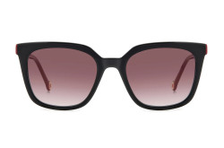 نظارة شمسية CAROLINA HERRERA للنساء مربع لون أسود و أحمر  