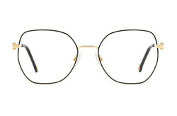 نظارة طبية CAROLINA HERRERA للنساء مربع لون أسود و ذهبي  