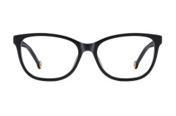 نظارة طبية CAROLINA HERRERA للنساء كات آي لون أسود و ذهبي  