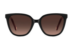 نظارة شمسية CAROLINA HERRERA للنساء كات آي لون أسود و أحمر  