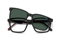 نظارة طبية مع عدسات شمسية CARRERA للرجال مستطيل لون أسود و أحمر  