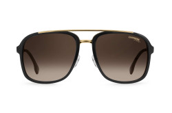 نظارة شمسية CARRERA للرجال دائري لون ذهبي ورمادي  