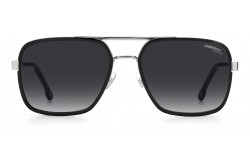 نظارة شمسية CARRERA للرجال والنساء مربع لون أسود و فضي - CA256S 85K-9O