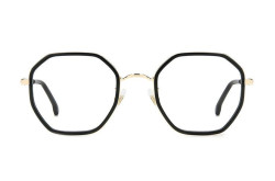 نظارة طبية CARRERA للنساء دائري لون أسود و ذهبي  