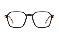 نظارة طبية CARRERA للرجال والنساء مربع لون أسود و ذهبي  