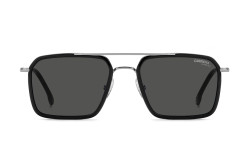 نظارة شمسية CARRERA للرجال مربع لون فضي و أسود  