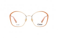 نظارة طبية CHLOÉ للنساء فراشة لون بيج و ذهبي - CH0017O 006