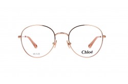 نظارة طبية CHLOÉ للنساء دائري لون ذهبي و وردي  - CH0021O 002