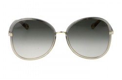 CHLOÉ SUNGLASS FOR WOMEN BUTTERFLY GREY AND GOLD - CH0030S 001