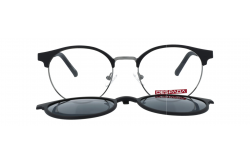 نظارة طبية مع عدسات شمسية DESPADA للنساء كات أي لون أسود و فضي - DS1805 1