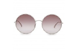 نظارة شمسية ELIE SAAB للنساء دائري لون فضي - ES 004/S  PO5/VT