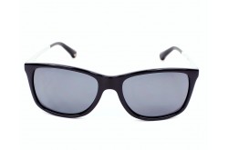 نظارة شمسية EMPORIO ARMANI للرجال والنساء مربع لون أسود و أبيض - EA4023 5017/81