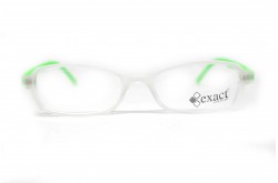 نظارة طبية EXACT للأطفال مستطيل لون شفاف وأخضر - 11  112