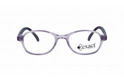 نظارة طبية EXACT للأطفال بيضاوي لون موف شفاف و أسود - EX55 33