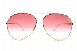 نظارة شمسية FENDI للنساء افياتور لون ذهبي 