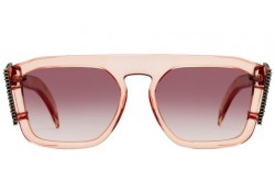 نظارة شمسية FENDI للنساء مربع لون زهري 