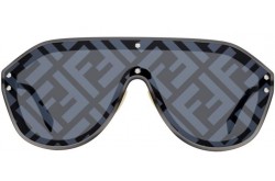 نظارة شمسية FENDI للرجال والنساء قناع لون رمادي 