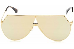 نظارة شمسية FENDI للنساء قناع لون ذهبي - FF0193/S   001/K1
